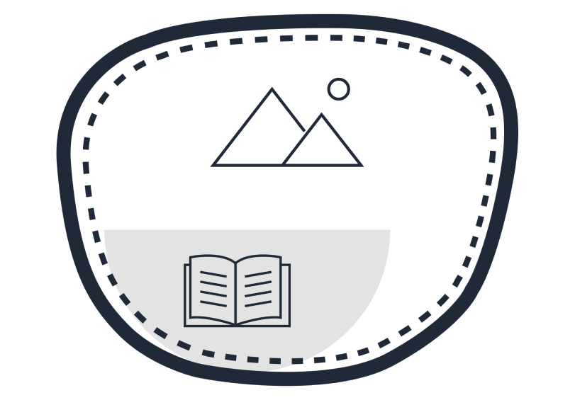 D-Segment flat-top bifocal lens with wide reading area - most popular bifocal style